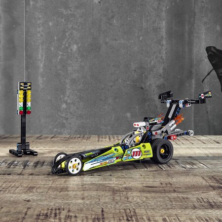 Dragster Lego Technic 42103, 7+ ani, Lego 446000